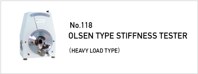 118 OLSEN TYPE STIFFNESS TESTER (HEAVY LOAD TYPE)