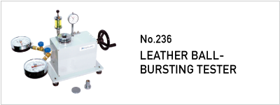 No.236 LEATHER BALL-BURSTING TESTER