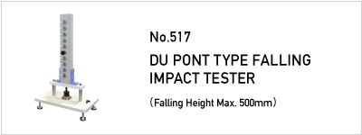 517 DU PONT TYPE FALLING IMPACT TESTER