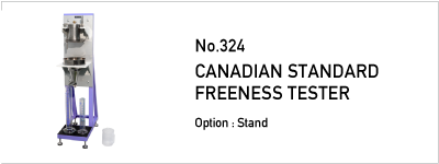 No.324 CANADIAN STANDARD FREENESS TESTER
