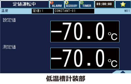 定値運転中パネル
