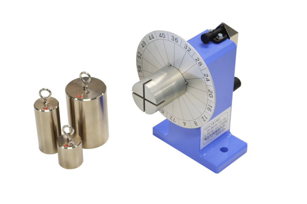 No.163 エナメル線軟らかさ試験機（ヘリカルコイル巻き戻り角度法）