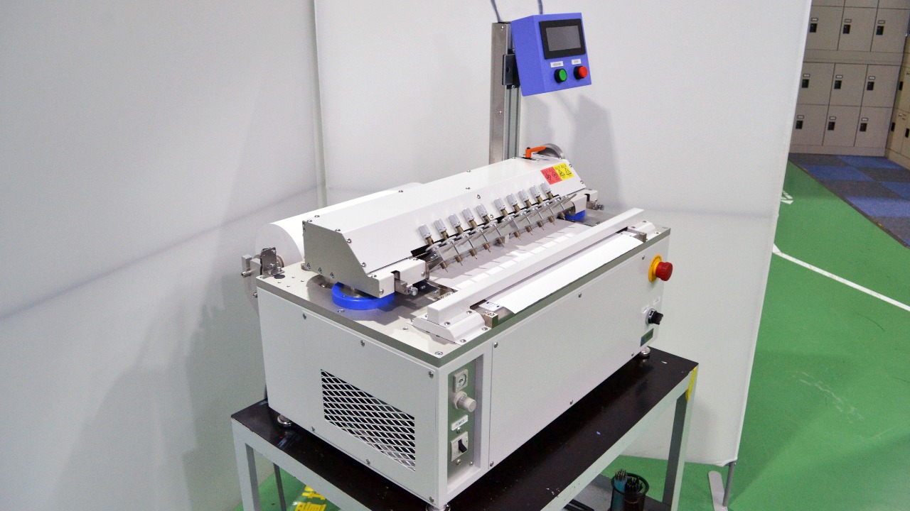 十連画線機の動画が完成しました