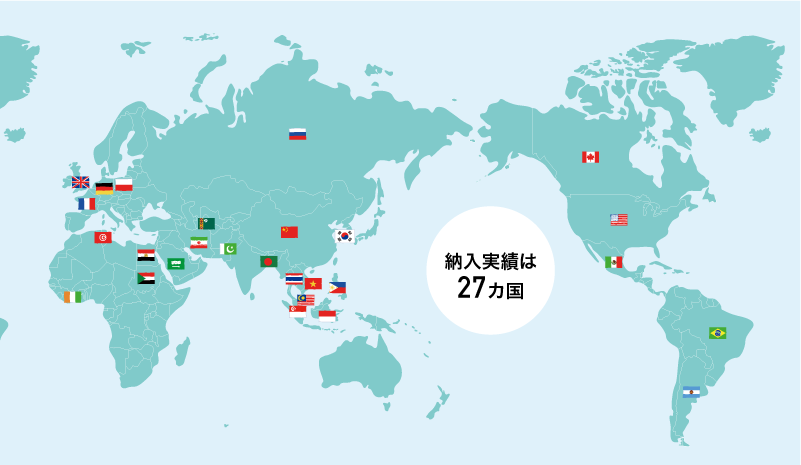 世界各国に納入実績あり【安田精機製作所】