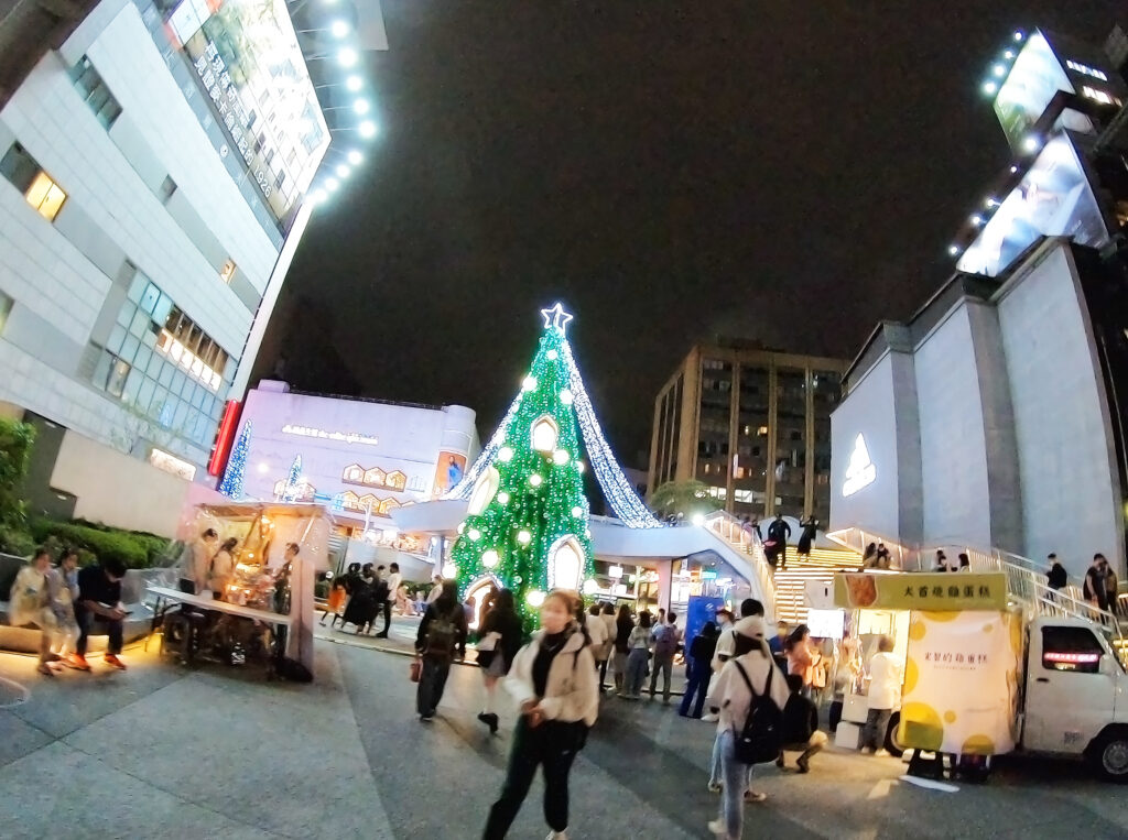 台湾市街の様子