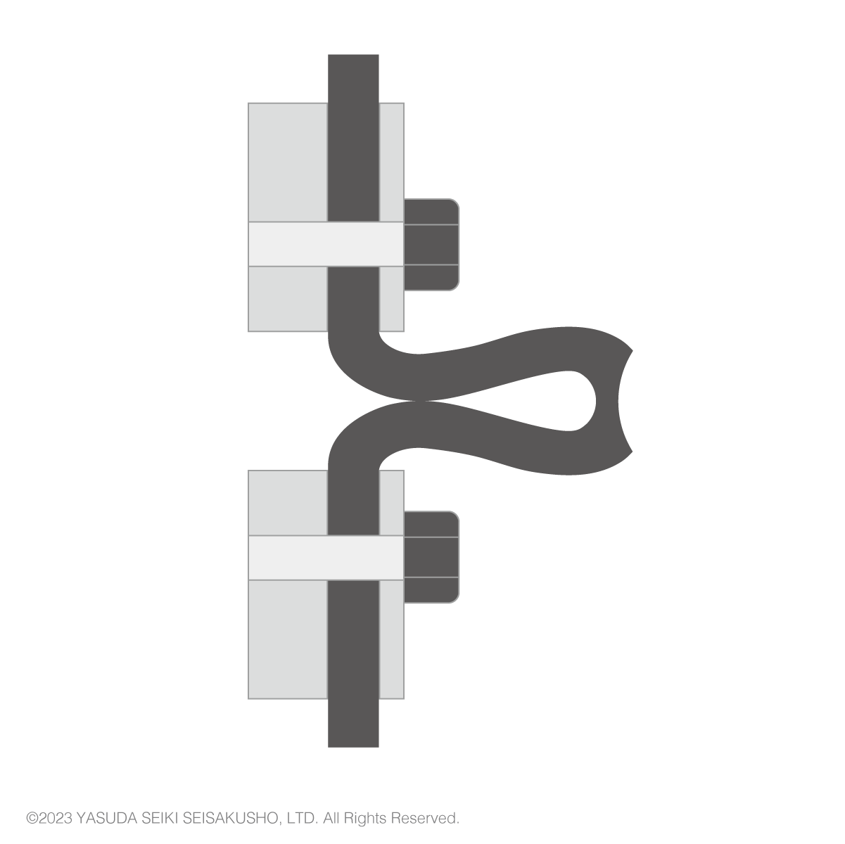 デマチャ 屈曲した試験片