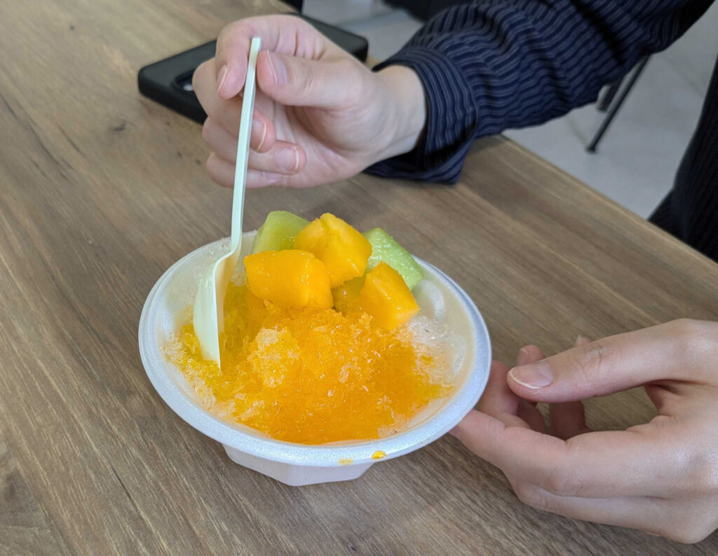 マンゴーかき氷