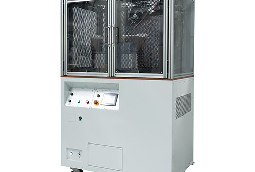 保護中： No.199 絶縁破壊試験機（耐電圧試験機）｜固体電気絶縁材料の絶縁耐力を評価