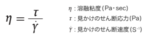溶融粘度式