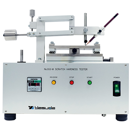 No.553 PENCIL SCRATCH HARDNESS TESTER (Wolff-Wilborn Method) Determine the scratch hardness of a film coating by pencil hardness test. Available for demonstration!