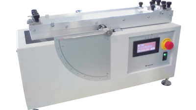 Measuring inclination angle (static friction coefficient) and slipperiness of enameled wires | SLIP TESTER (FOR ENAMELED WIRE) / No.162-EW