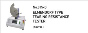 No.315-D ELMENDORF TYPE TEARING RESISTANCE TESTER
