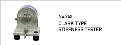 No.342 CLARK TYPE STIFFNESS TESTER
