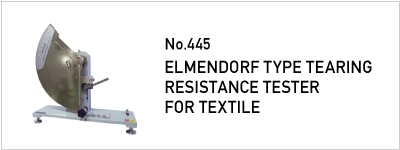 No.445 ELMENDORF TYPE TEARING RESISTANCE TESTER FOR TEXTILE