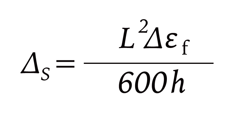 hdt jis/iso flatwise formula